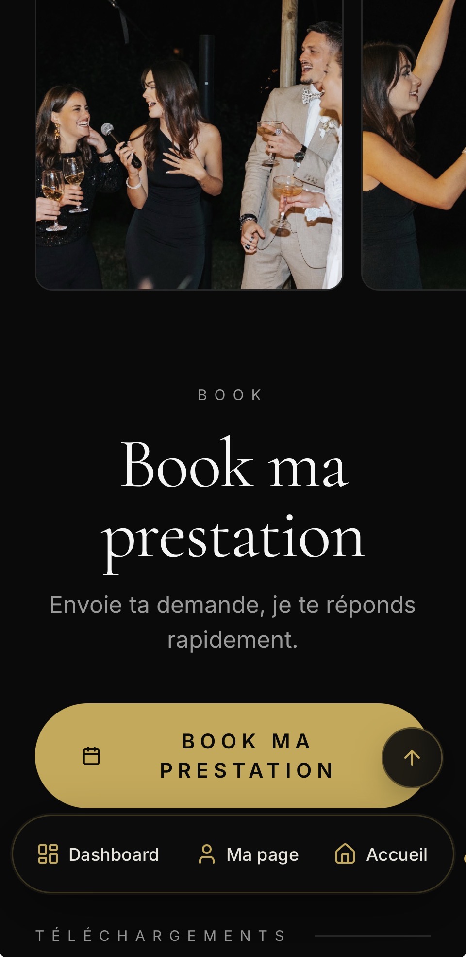 Prochaines dates sur une vitrine ARTIVEO